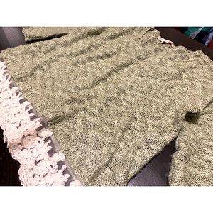 Light Green Lace Sweater